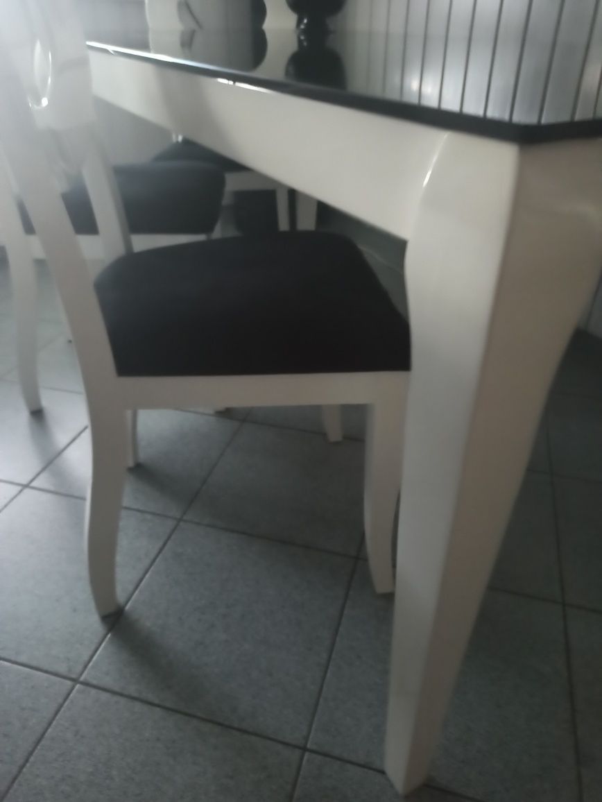 Stoł kuchenny blat szklany