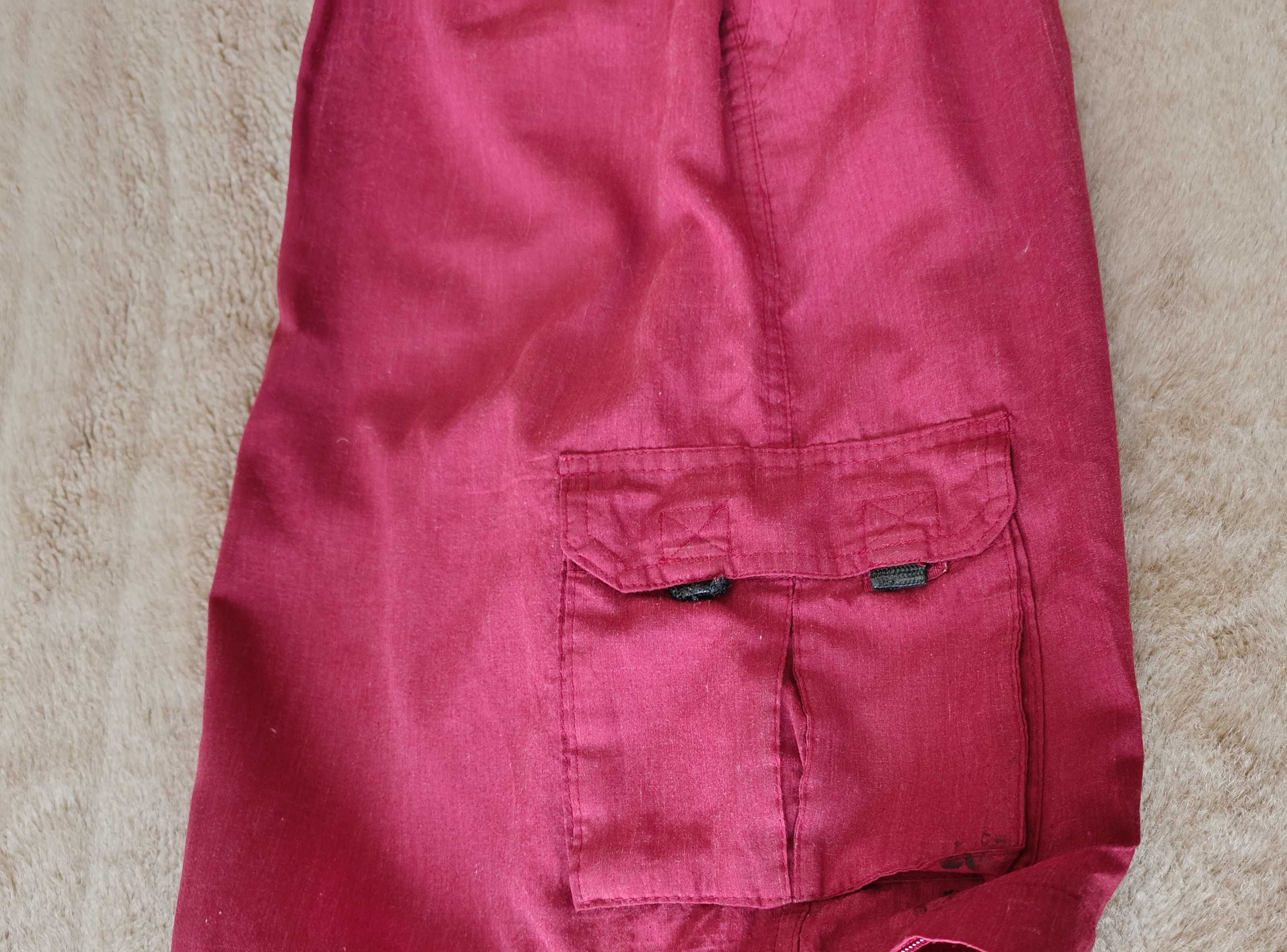 Calções, Bordeaux bolsos fechados nos lados, atrás de lado -Tam M - 38