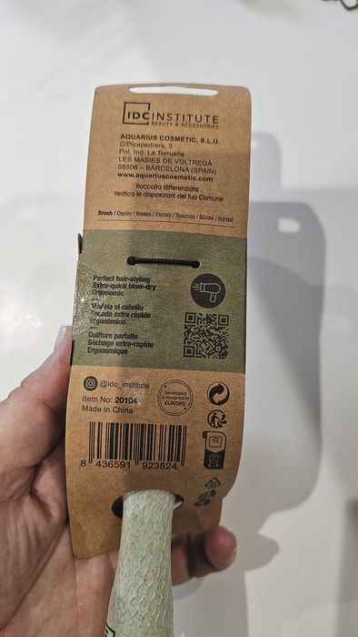 Escova cabelo ecológica