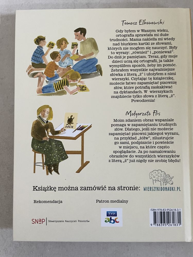 Książka Ortografia w wierszykach Ż