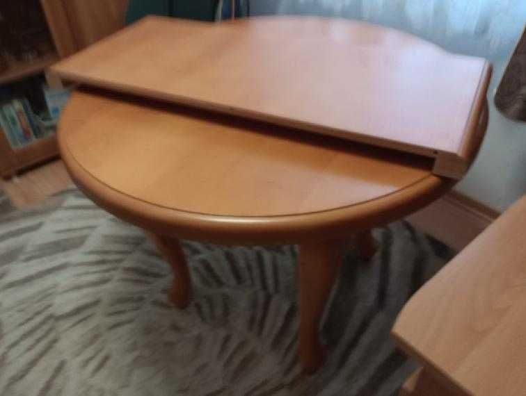 Stół drewniany - olcha - rozkładany