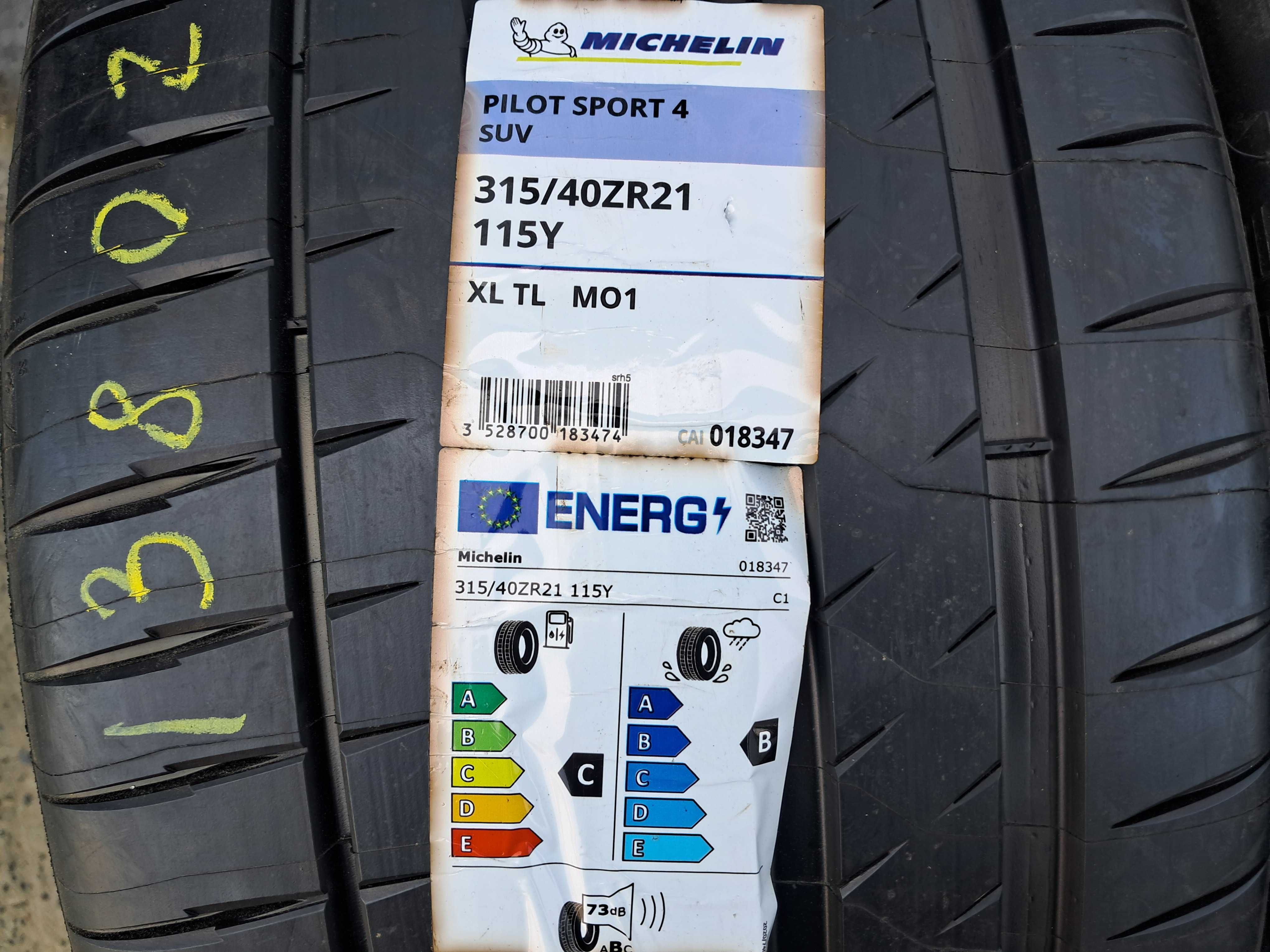 Резина літня, НОВА, 315/40 R21 Michelin Pilot Sport 4 SUV MO1