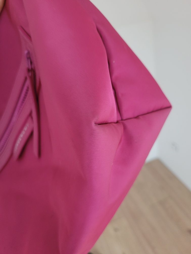 Fuksjowa torebka na ramię Longchamp