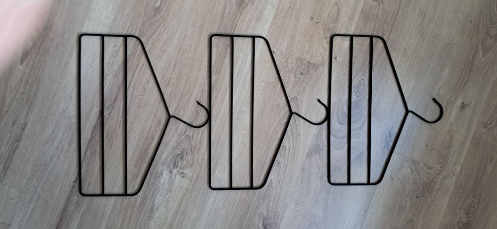 Wieszak na spodnie czarny IKEA 3 sztuki