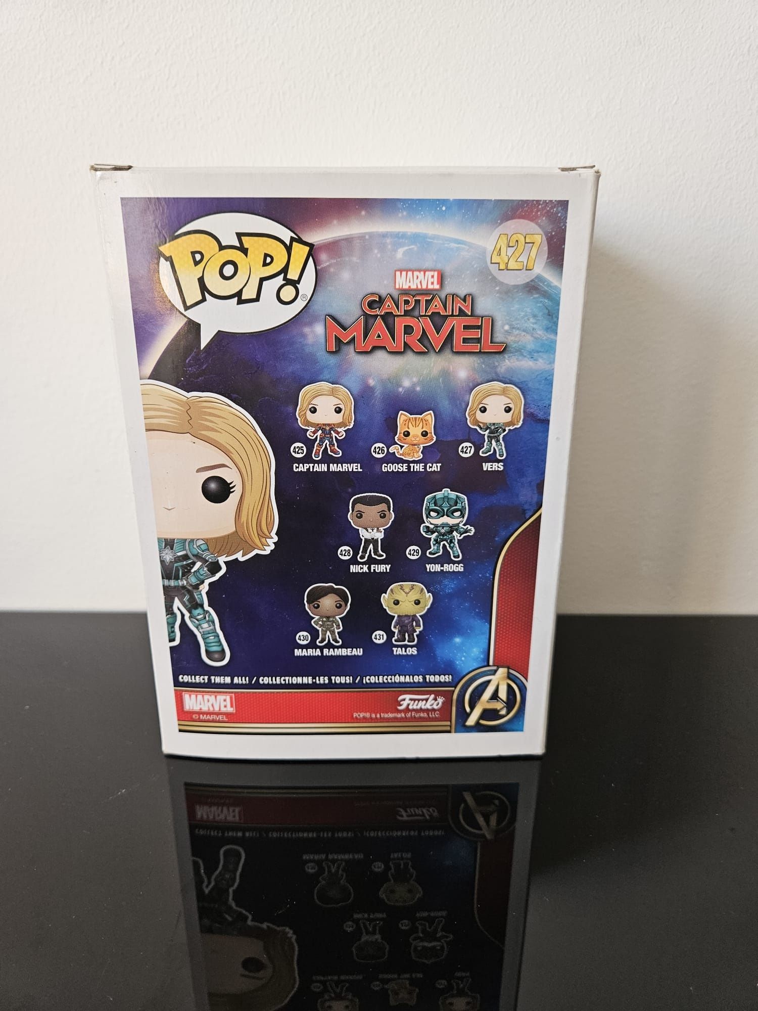 Pop Capitão Marvel - Vers