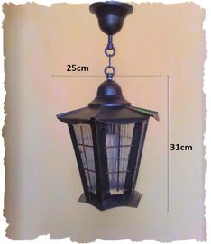 Lampa kuta sześciokątna wisząca Cz-wa