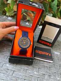 Niebieski Zegarek damski kobiecy  SuperDry Tokyo Shimmer Swarovski