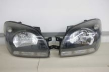 Reflektor lampy przód kpl prawa lewa Kia Sportage II lift lampa fl
