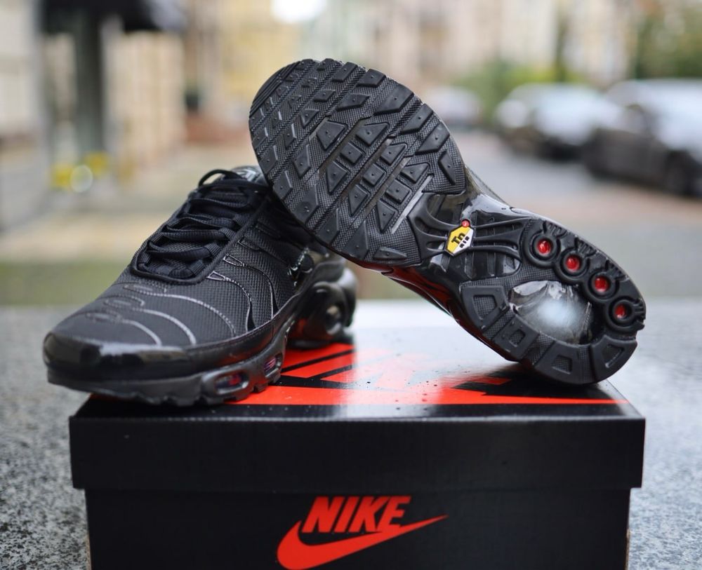 !ХІТ ПРОДАЖ! Nike Air Max Plus TN Black 38 39 40 41 42 43 44 45 46