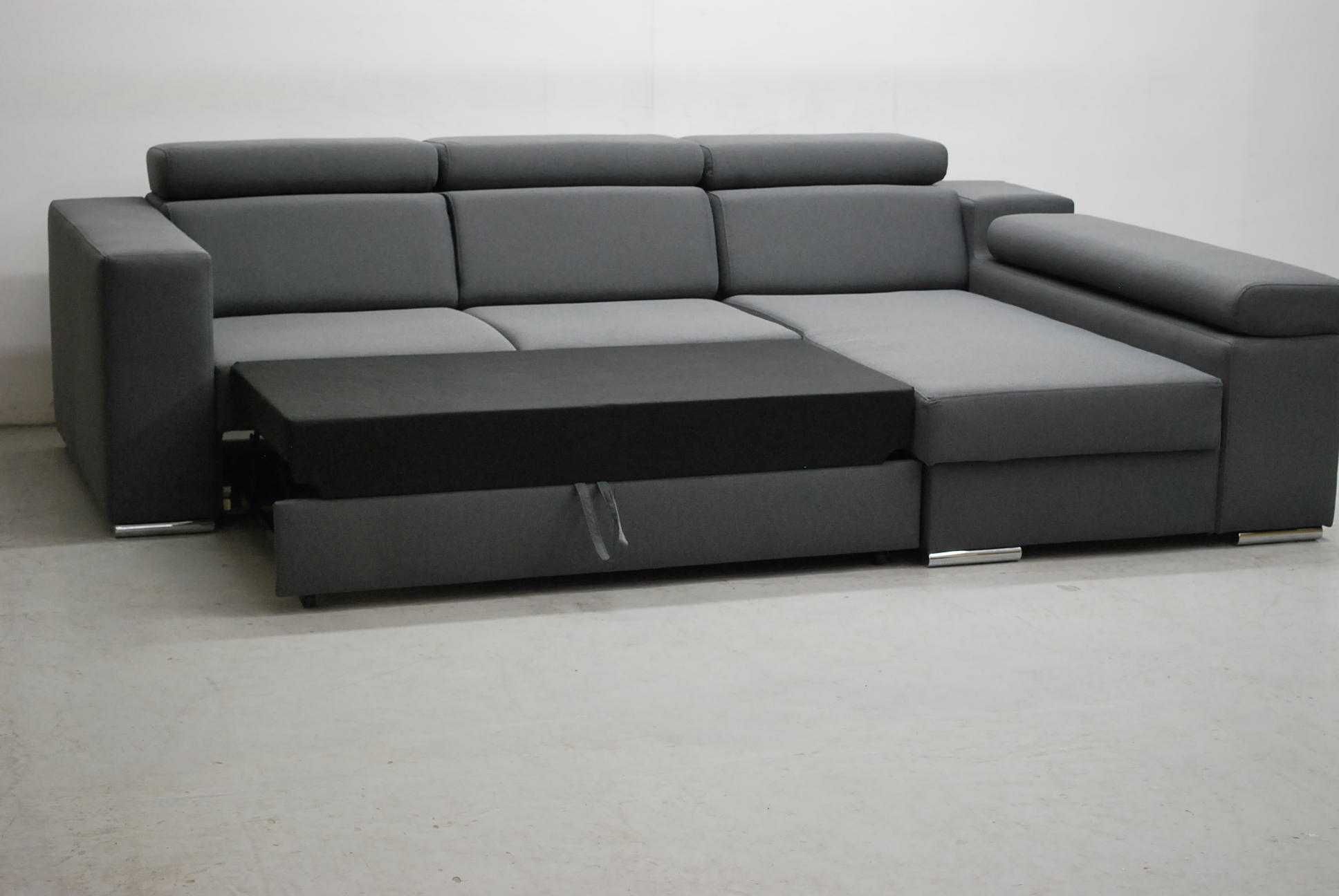 MER DESIGN NOWOCZESNY narożnik z f.spania N13 kanapa sofa