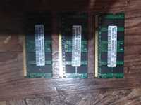 Pamięć RAM laptopowa 1 GB zestaw3szt