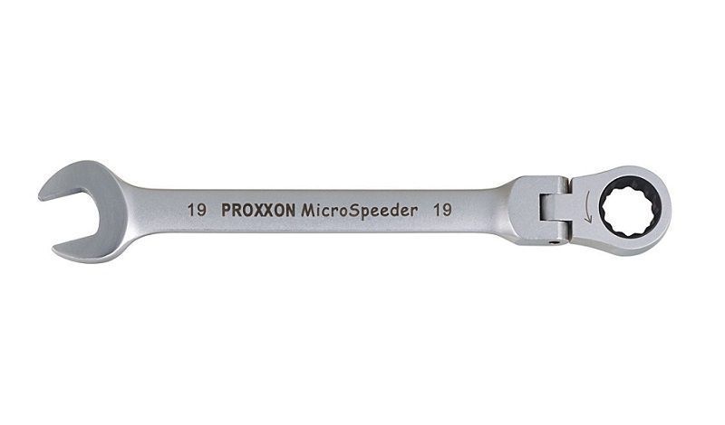 Klucz Płasko-Oczkowy 18 Mm Proxxon Microspeeder - Z Przegubem