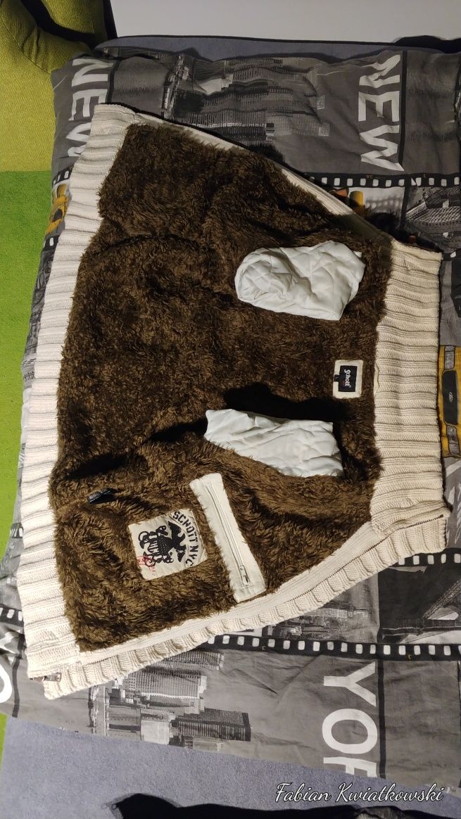 Sweter amerykańskiej firmy Schott NYC + GRATIS