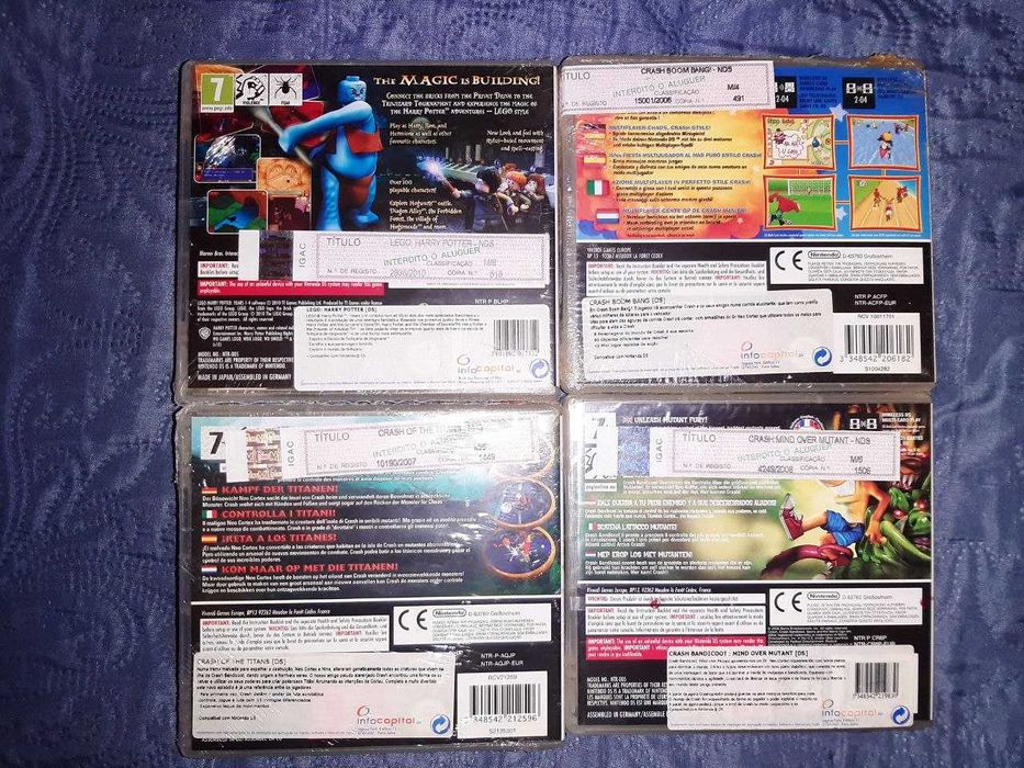 Jogos DS completos com caixa e manual