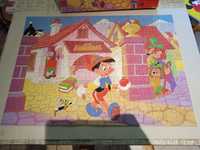 Retro Puzzle Schmidt Pinokio Trefl Ravensburger 126 Puzzle Disney