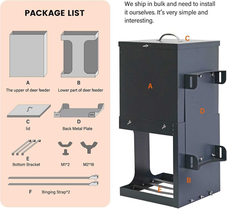 Rabat! Wiszący Karmnik dla Dziczyzny, Koni, Owiec i Krów