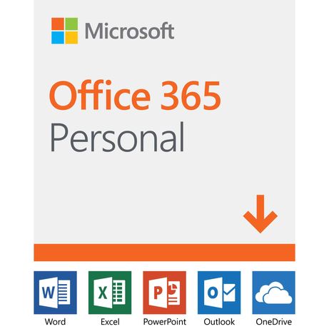 Microsoft Office 365 Personal 5 PC/MAC 1 Rok (RETAIL CYFROWA)