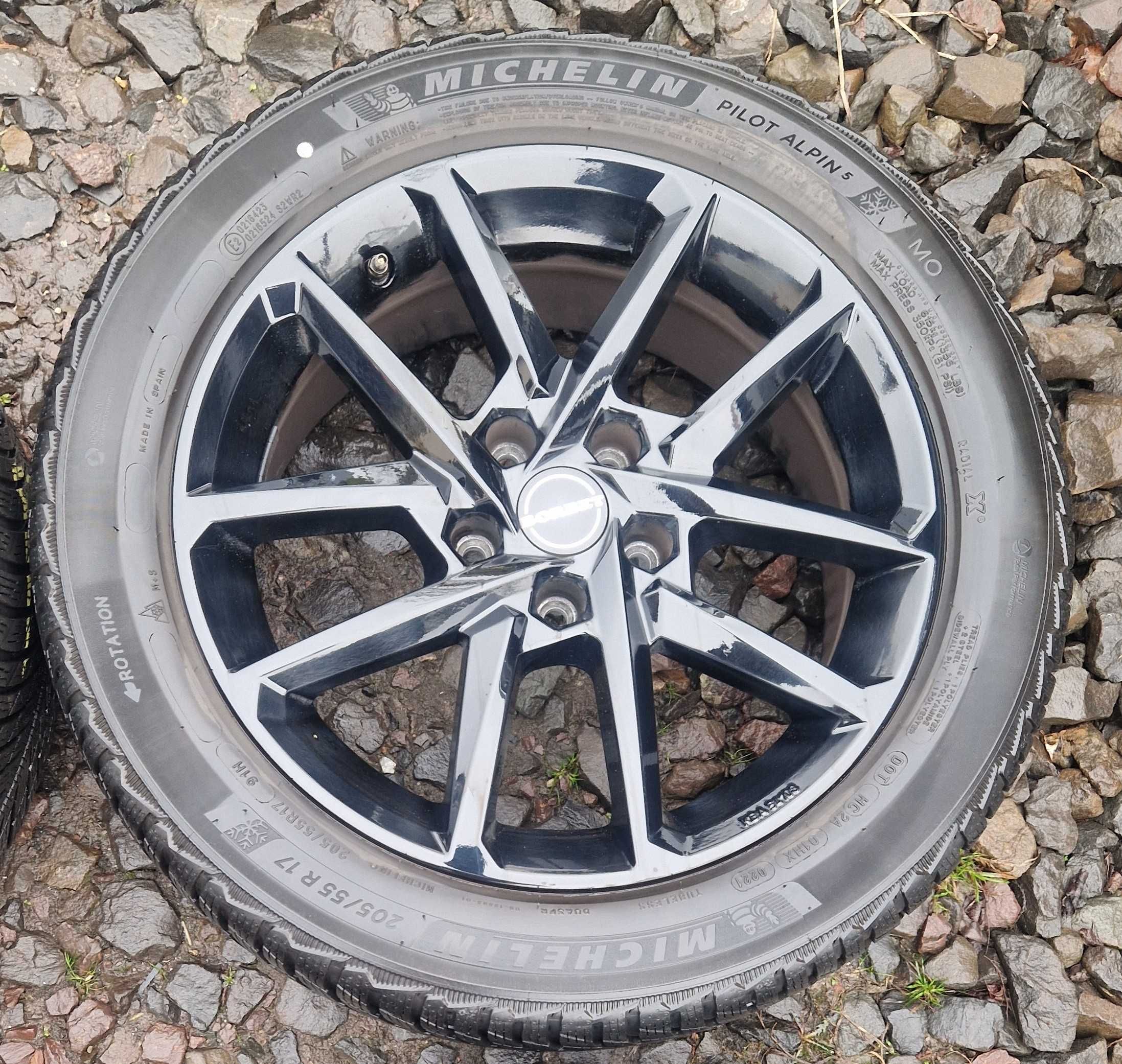 Felgi aluminiowe Audi VW Seat Skoda Borbet N 5x112 6,5Jx17 ET38 Kpl.