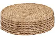 8 sztuk okrągłych podkładek na stół w stylu boho z naturalnych włókien