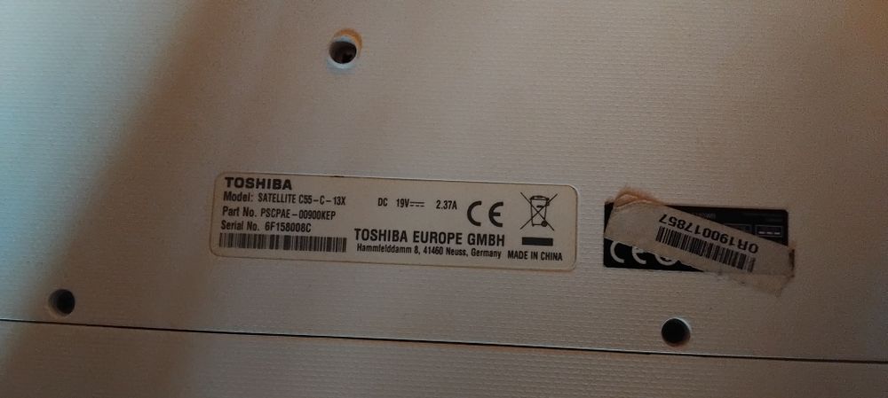 Computador Portátil Toshiba