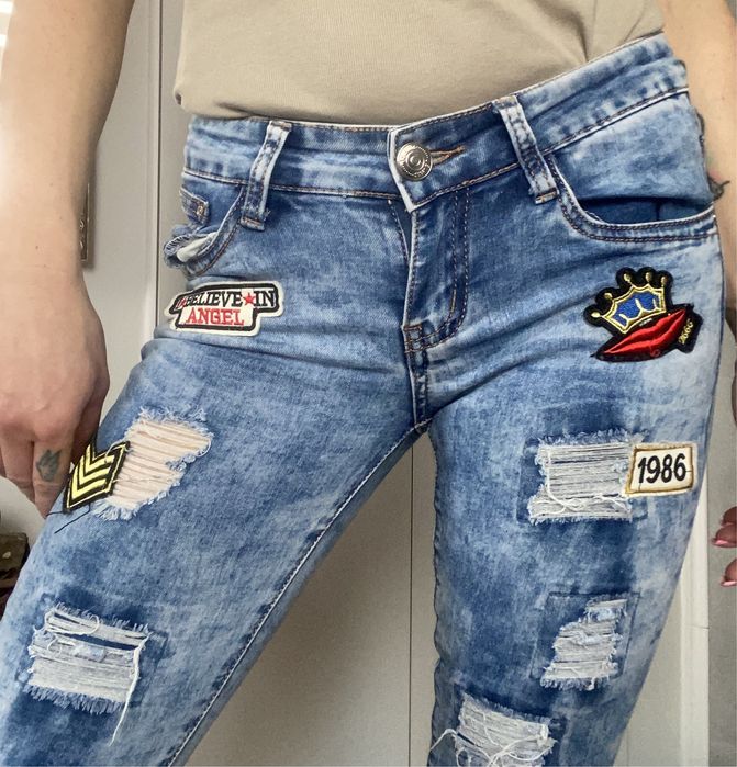 spodnie 3/4 Miss RJ New Fashion Denim roz. XS