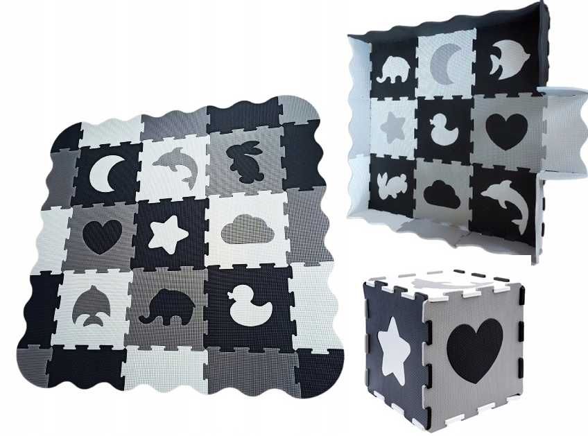 Mata Piankowa Puzzle 25 Elementów Edukacyjna Składana Kojec (PROMOCJA)