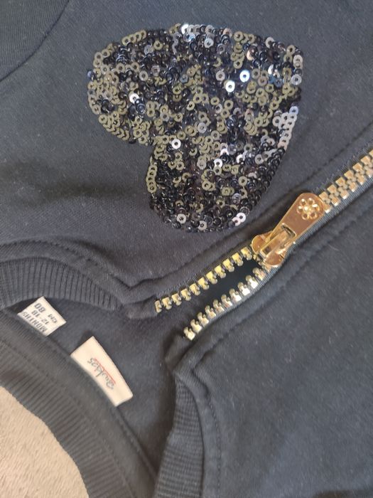 Кофта на молнии с пайетками Blukids для девочки 1-1.5 года