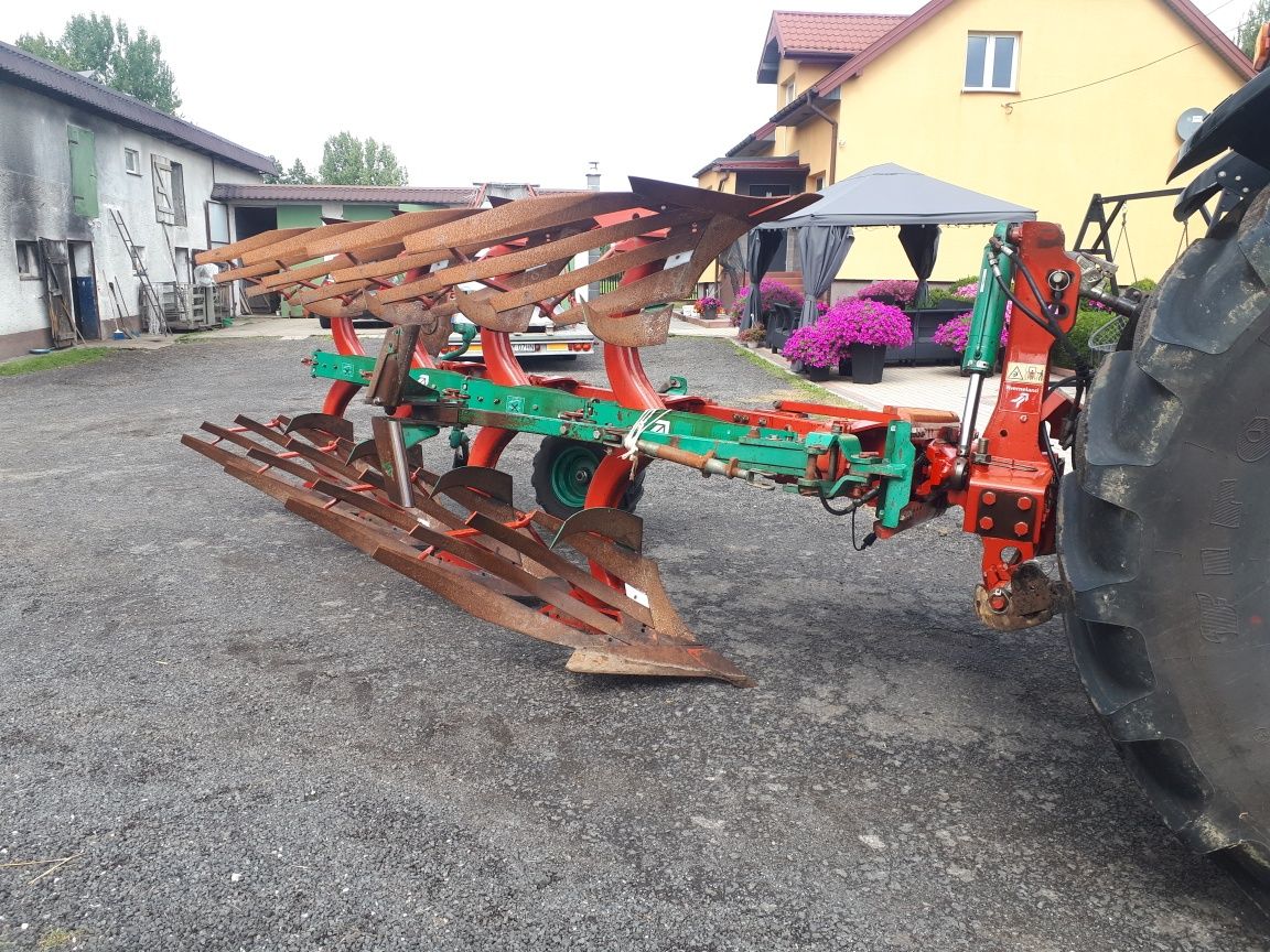 Pług Kverneland ed 100 4 skibowy sprowadzony.
