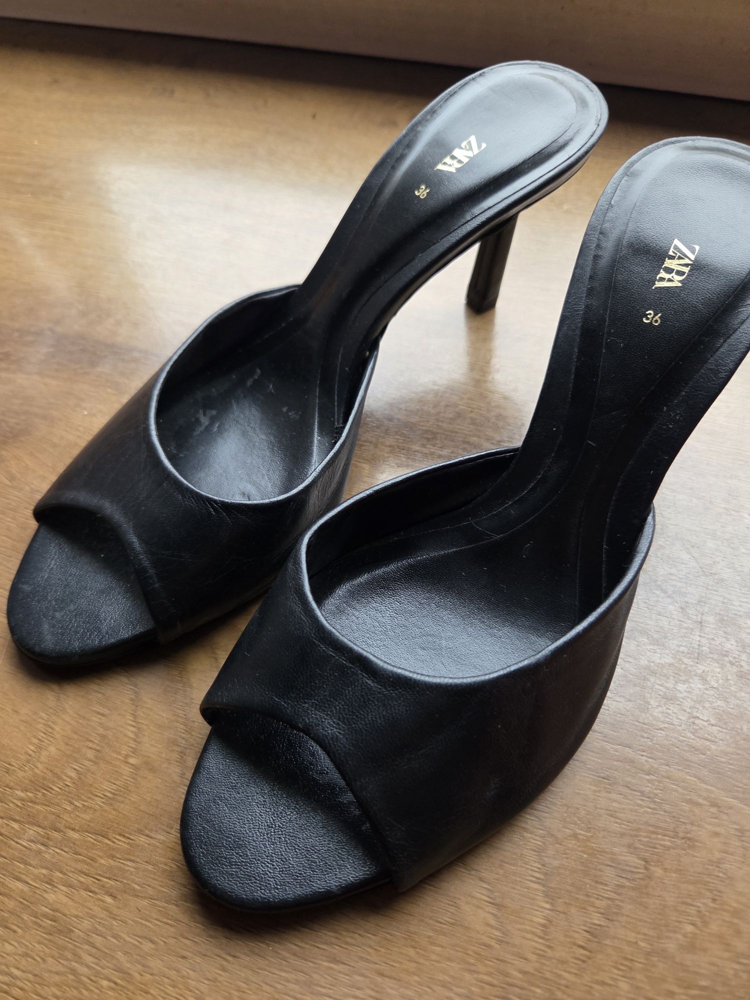 Skorzane buty ,zara