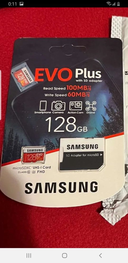 MicroSD  64gb, extreme pro