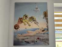 Sen spowodowany lotem pszczoły Salvador Dali 89x70 reprodukcja płótno
