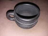 Турка + Чашечка для кави чорна глина