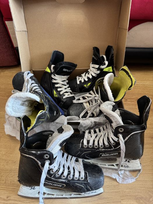 Ковзани CCM Tacks 4092 11,5, Graf super 035, Bauer Supreme One 100