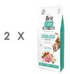2x 7 kg BRIT Care Cat Grain-Free Sterilized Urinary