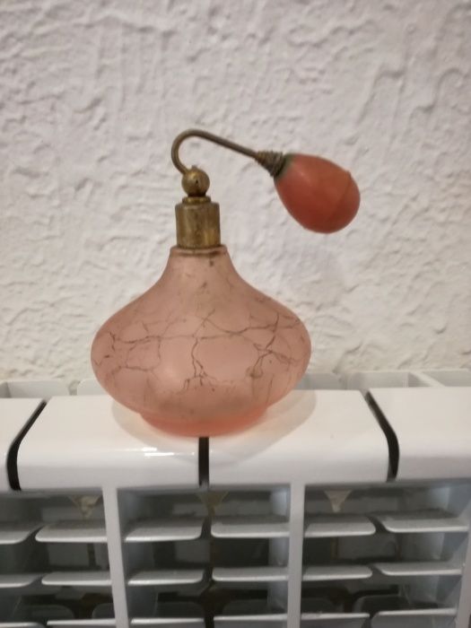 Frasco Perfume / Vaporizador Antigo Coleção (Craquelé)