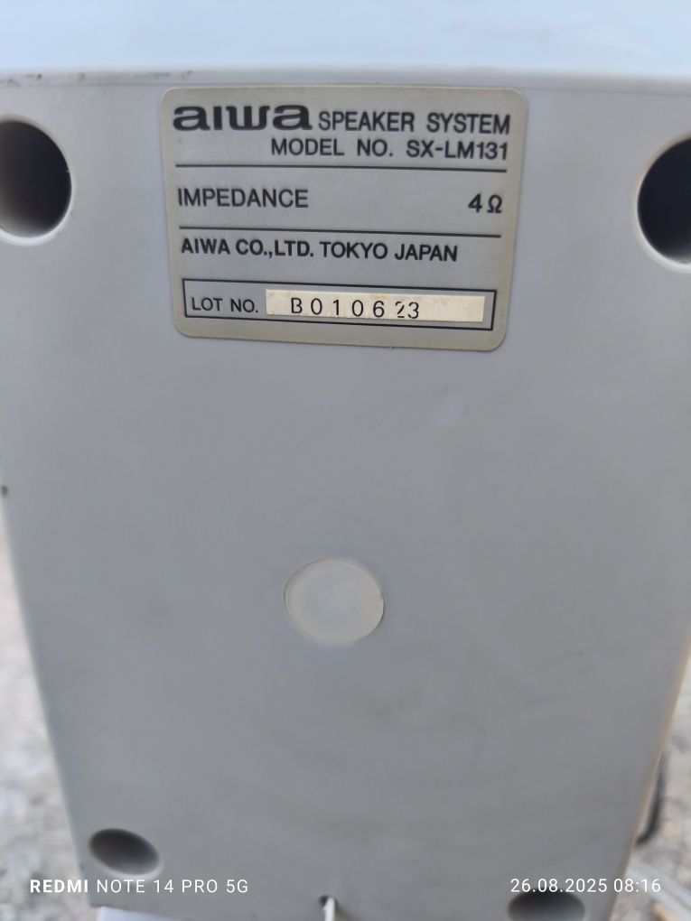 Mini wieża Aiwa z pilotem