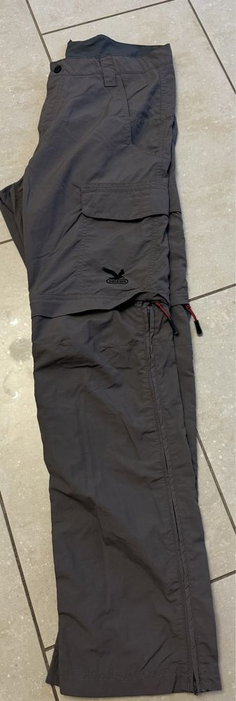 Salewa markowe trekking 2w1 spodnie, turystyczne, jak nowe r. S cargo