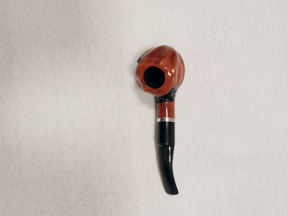 Fajka drewniana HANDMADE liść