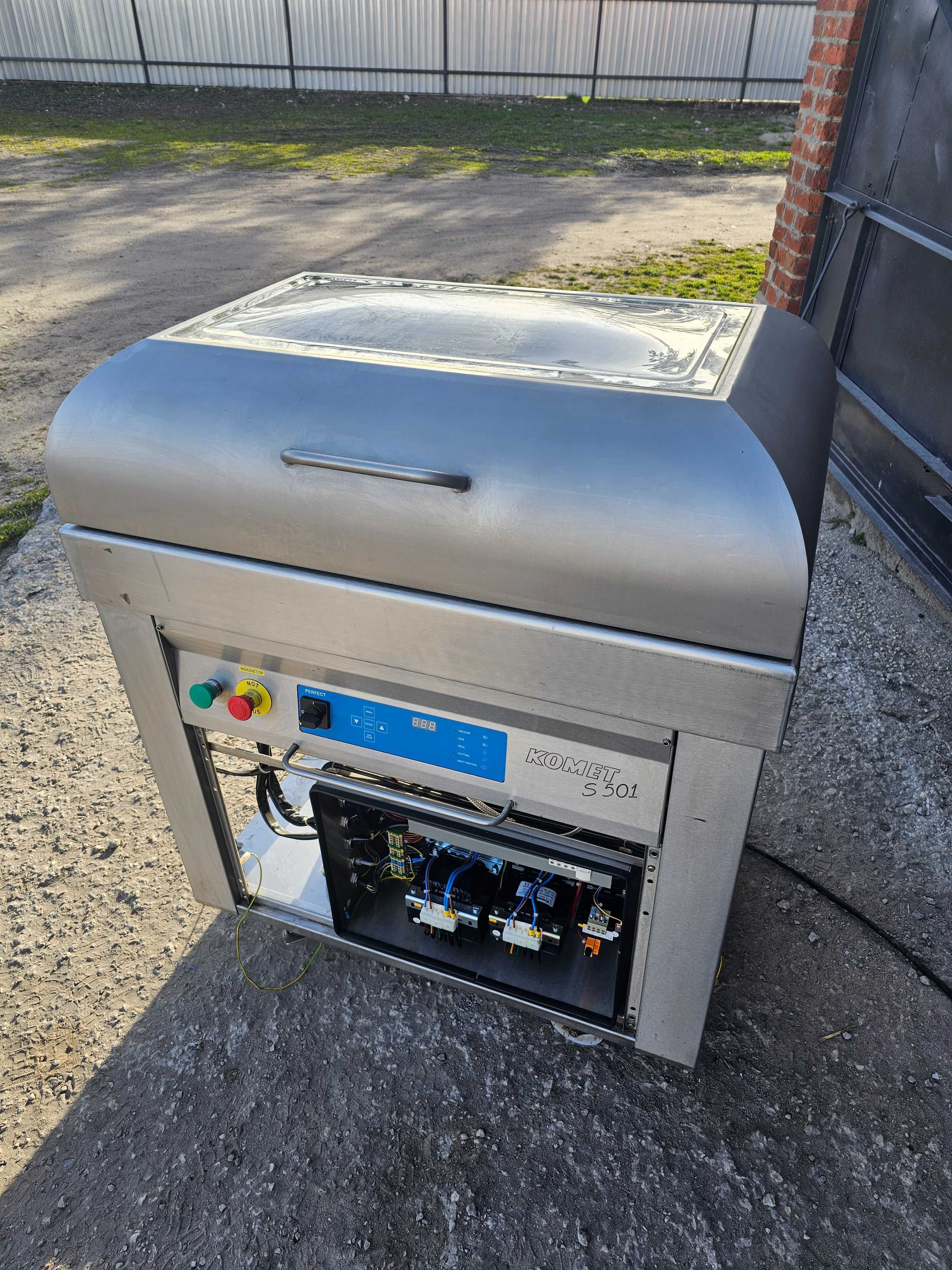 Pakowarka próżniowa z gazowaniem KOMET S501, dwie listwy,AUTOMATYCZNA!