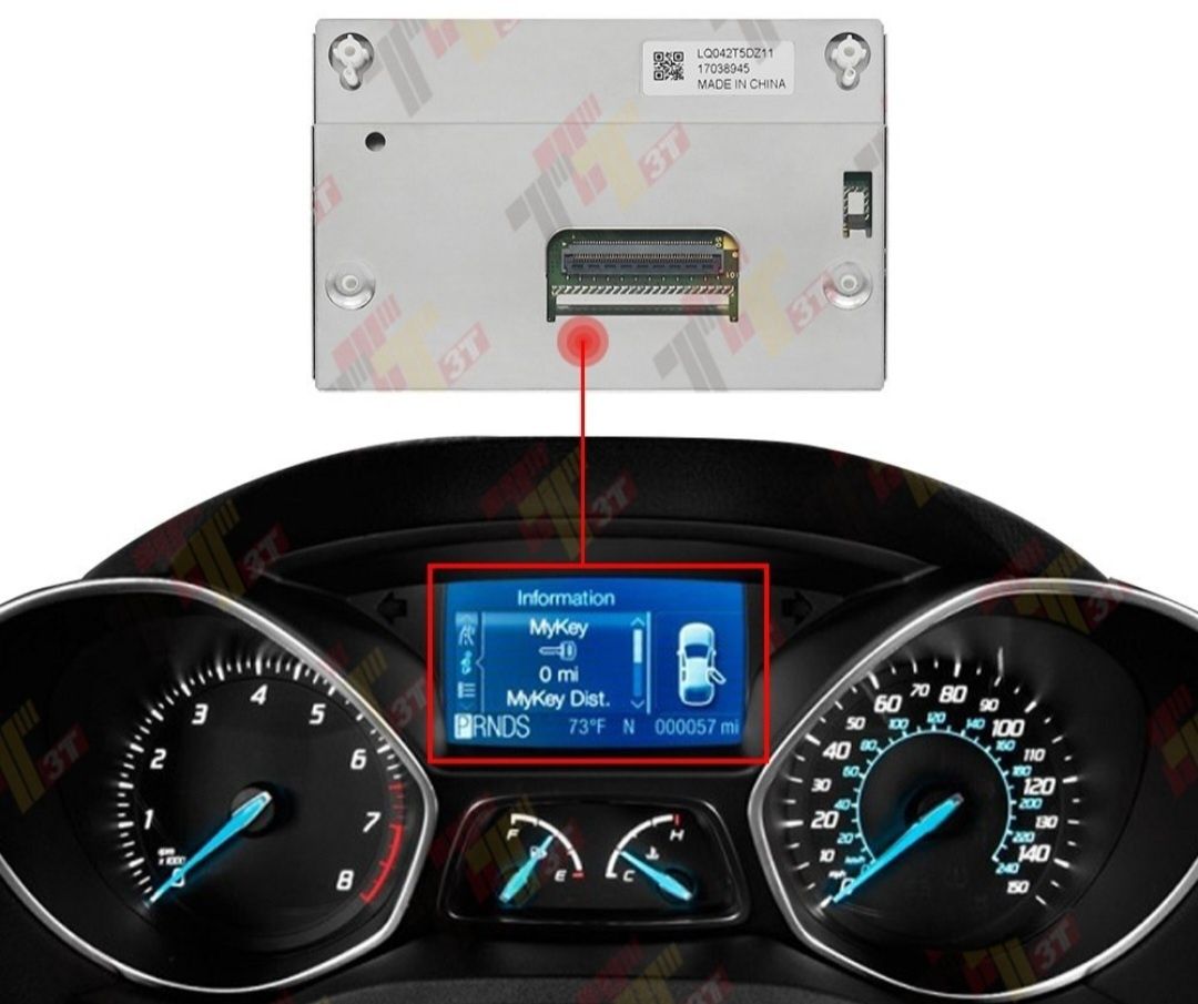 Ford Focus display novo para o quadrante.