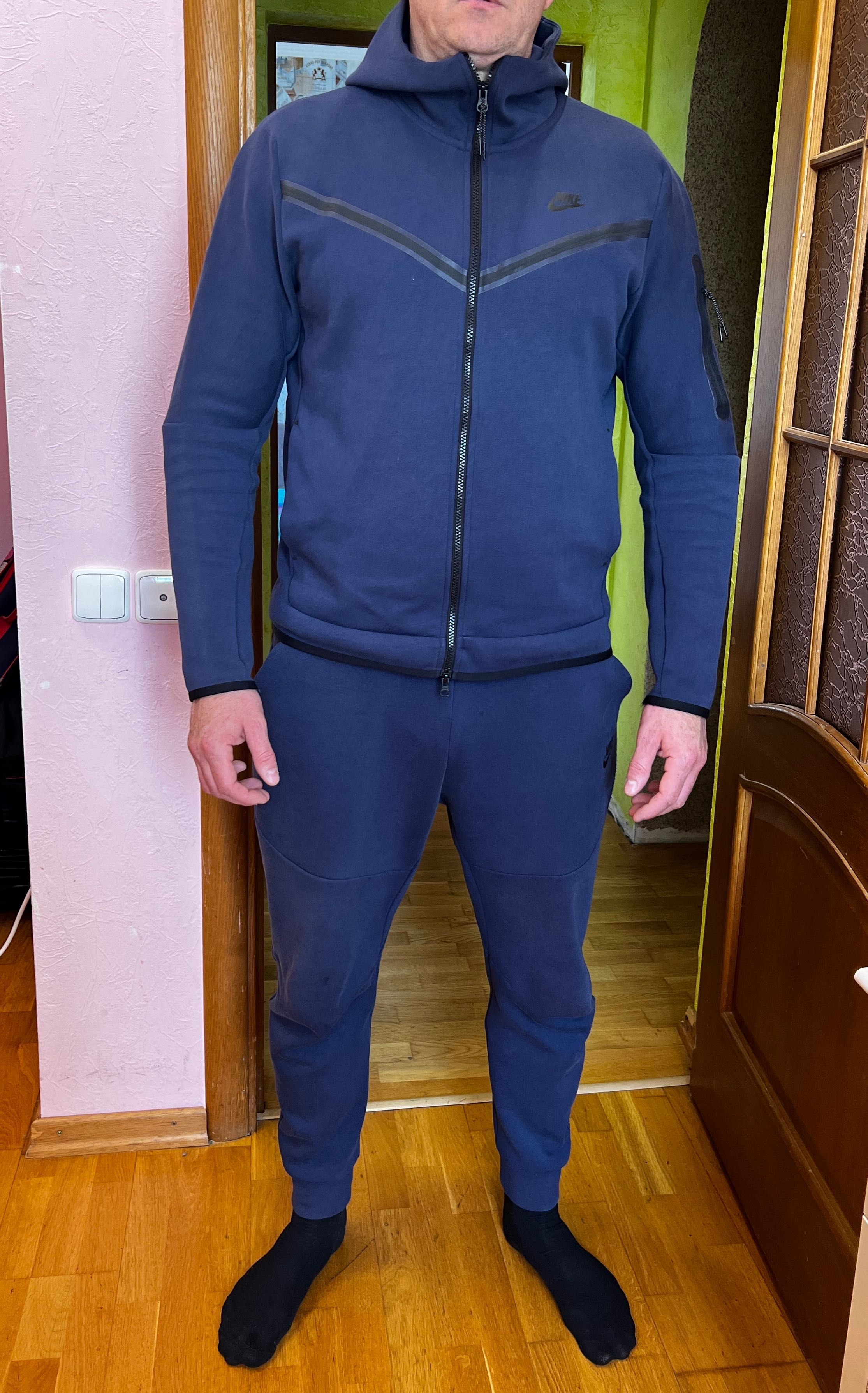 Спортивный костюм NIKE SPORTSWEAR TECH FLEECE BLUE оригинал.размер  L