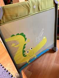 Łóżeczko turystyczne baby design z materacami plus pościel
