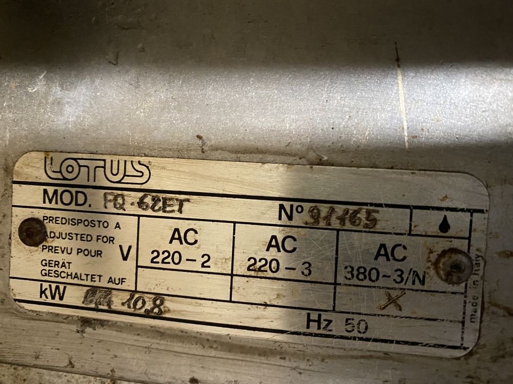Frytkownica dwukomorowa Lotus 10,8kW