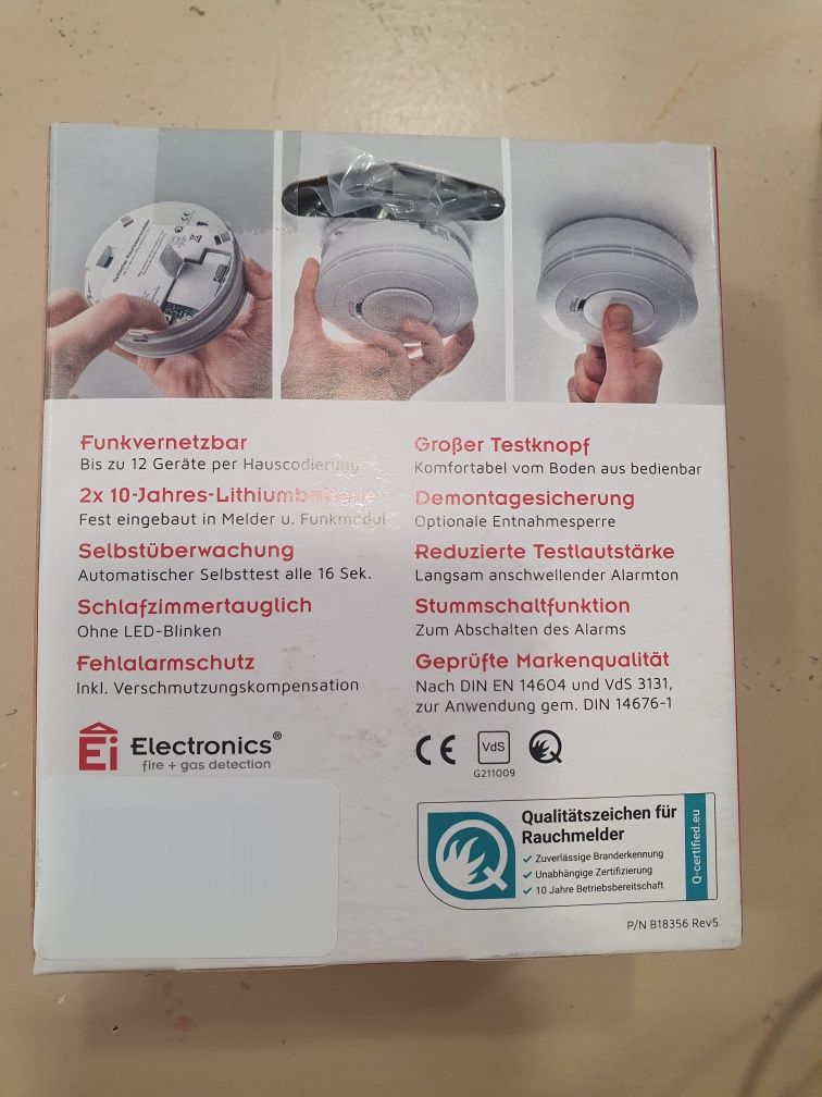 Ei Electronics EI650RF wireless detetor fumo