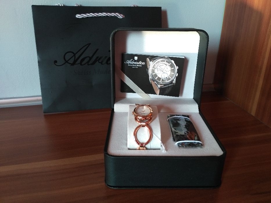 Zegarek damski Adriatica 3638.9173Q różowe złoto