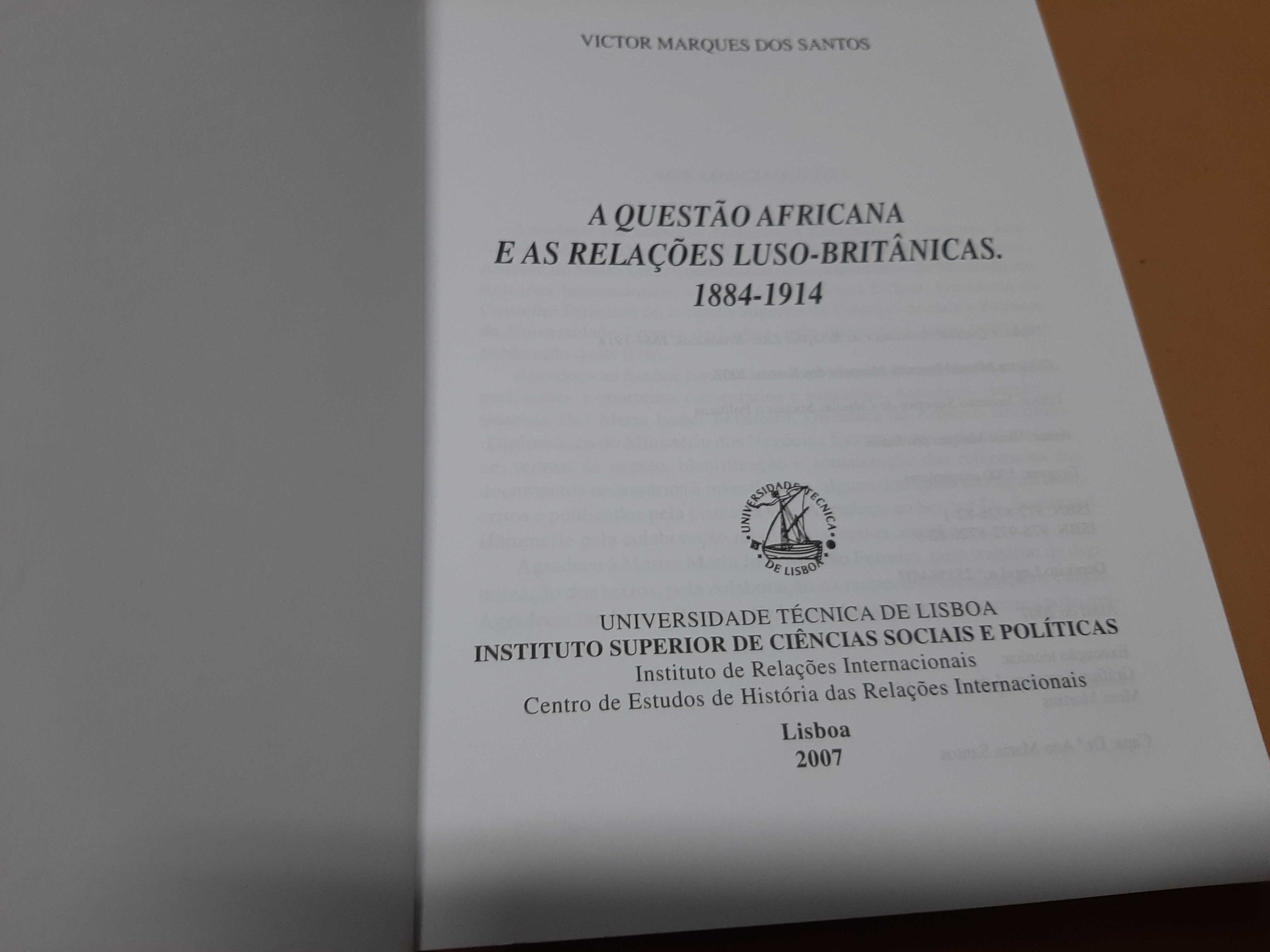 A Questão Africana e as relações Luso-Britânicas 1884 a1914