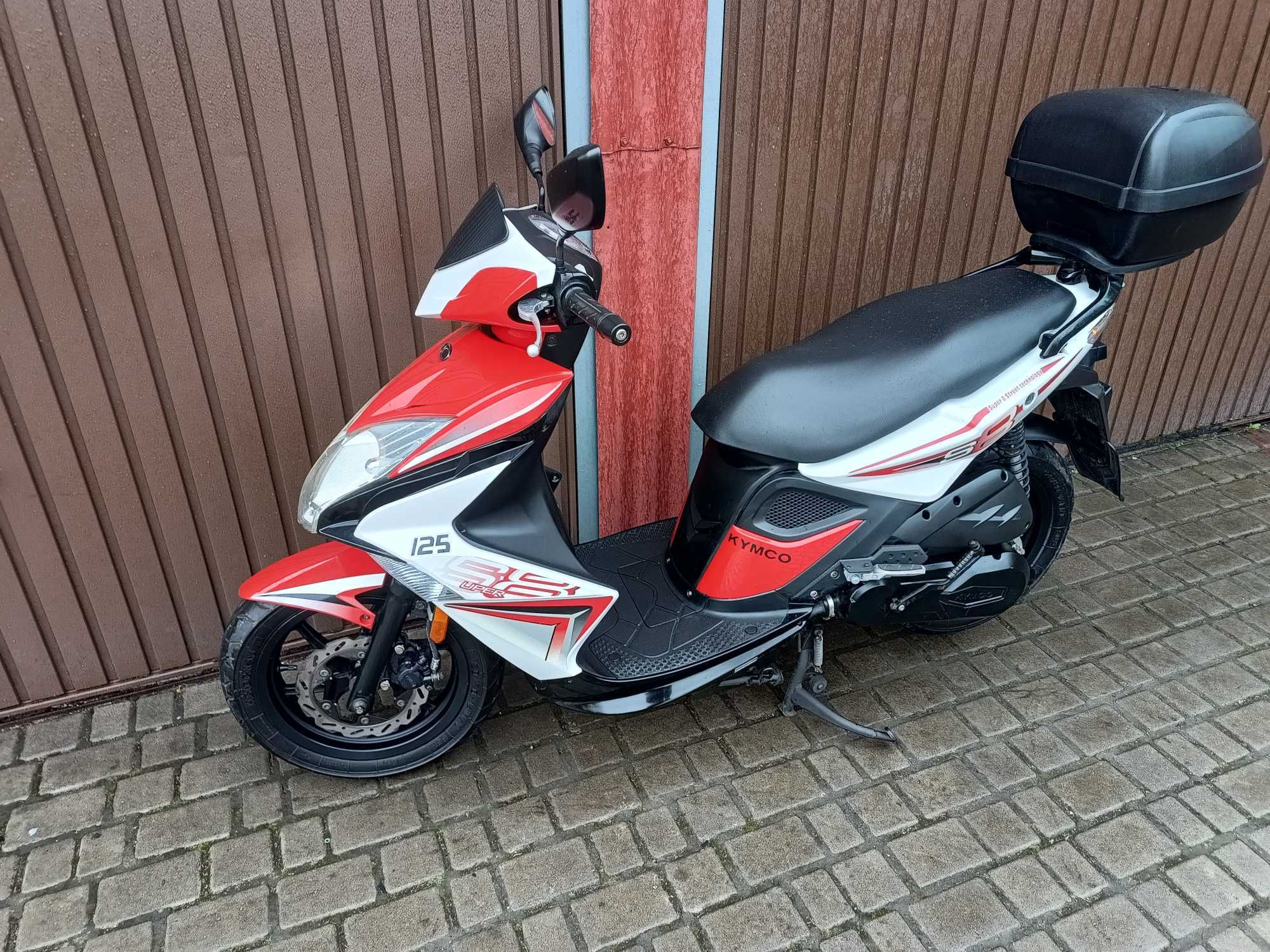 Ładny Kymco Super 8 125 z Niemiec na kat B MOTOCYKLE ŻURAWICE