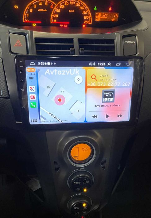Android 14 YARIS Toyota Ярис Тойота GPS USB 2 дин CarPlay Магнитола