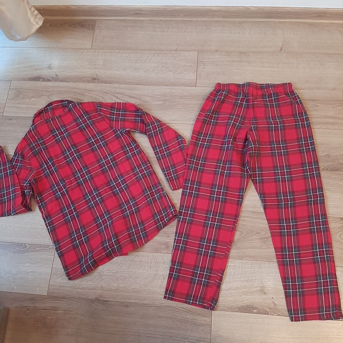 Bawełniana piżama w krate 146/152