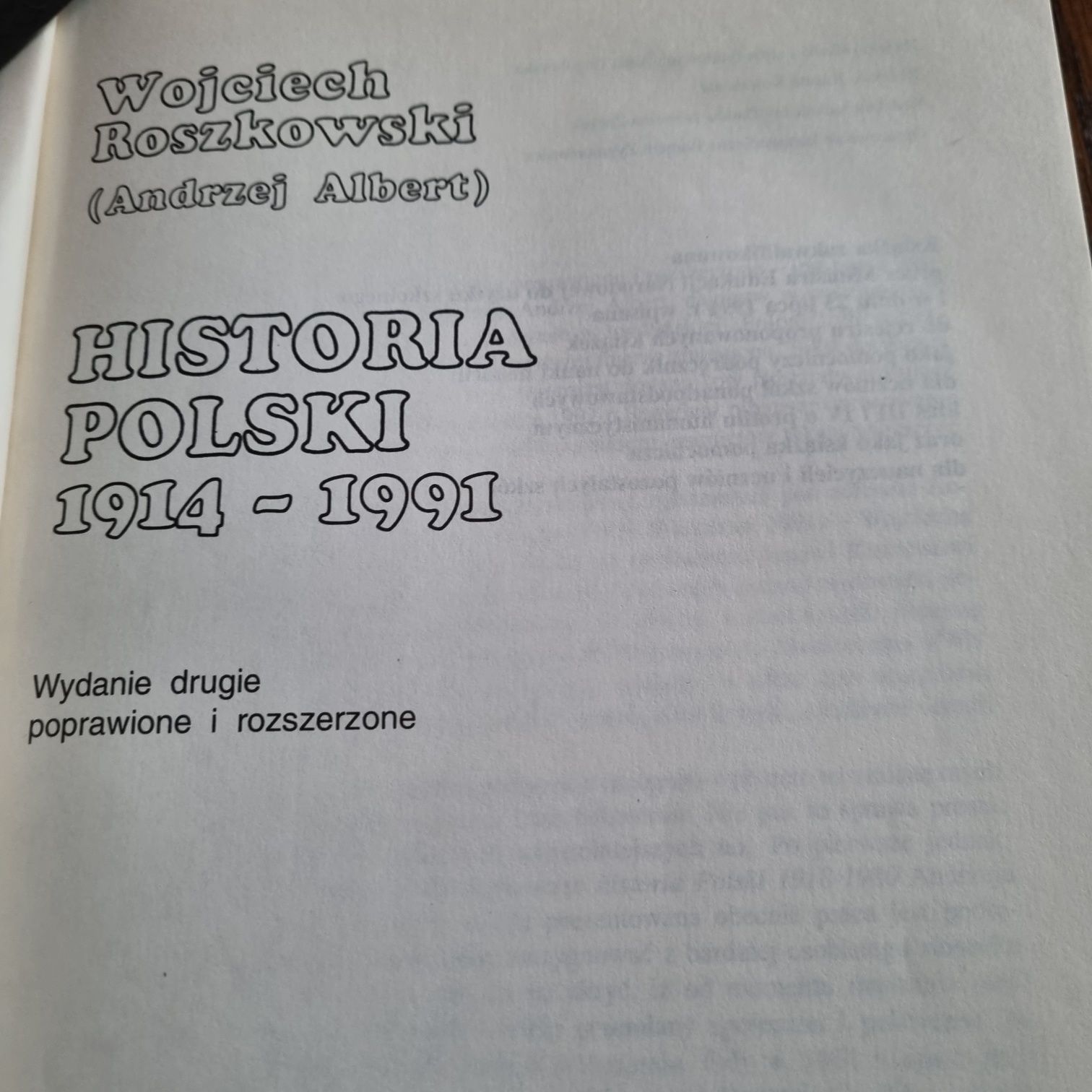 Wojciech Roszkowski Historia Polski